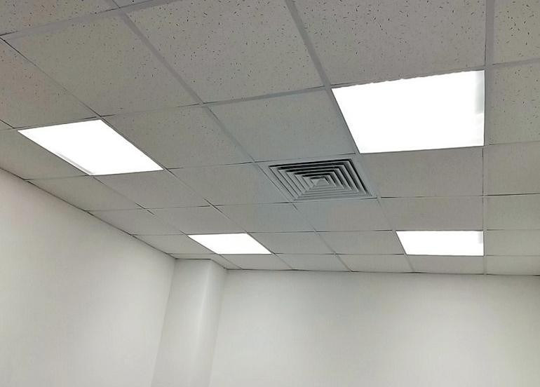 Потолочные офисные светодиодные светильники